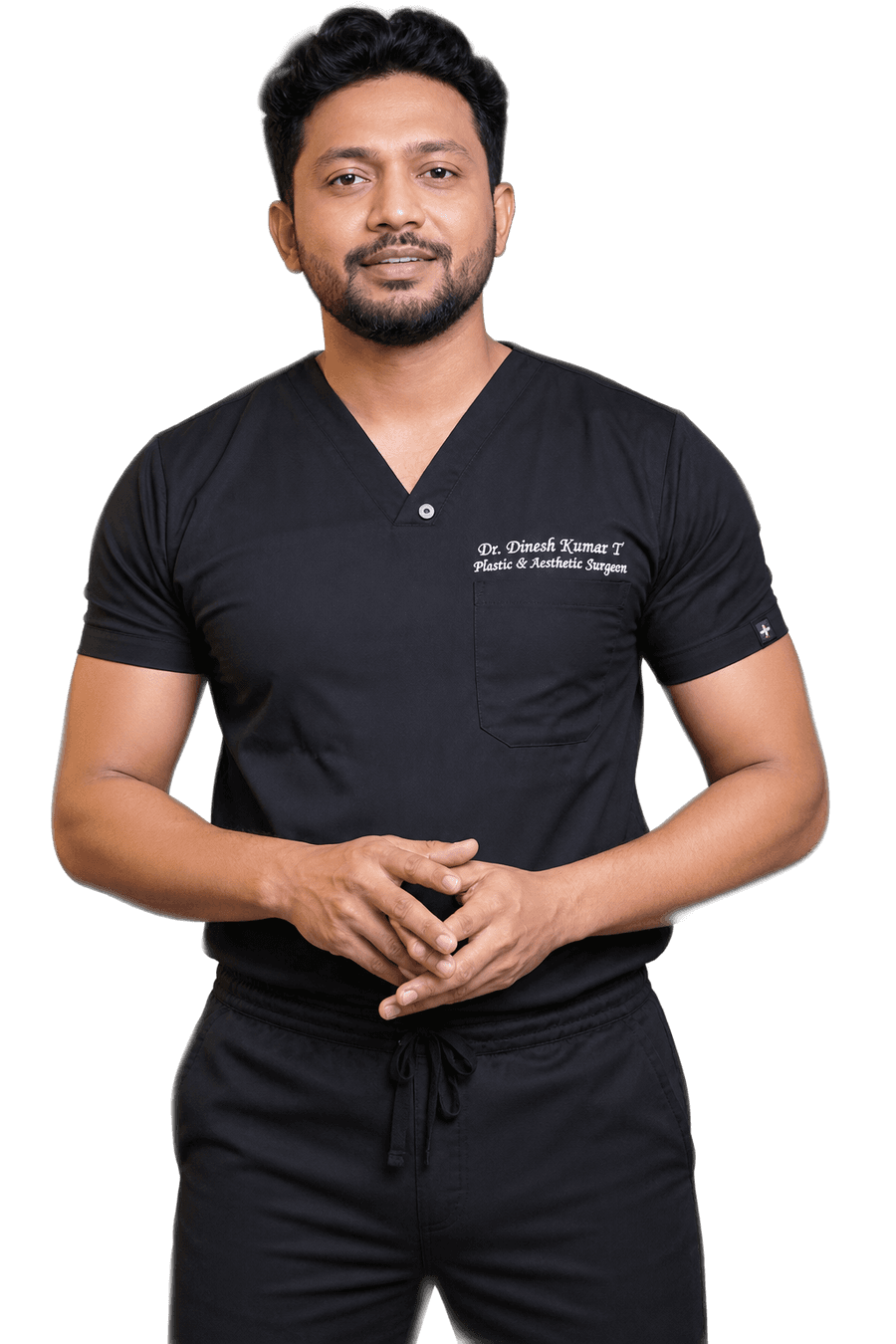 Dr. Dinesh Kumar in consultation attire